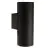 Nordlux Tin Applique Murale Métal Noir Up & Down | Convient pour 2x GU10
